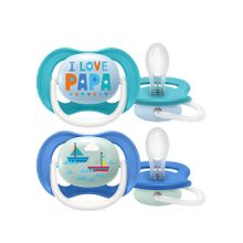 Philips Avent, Ultra Air, boy, smoczek uspokajający, 6-18m, 2 szt.