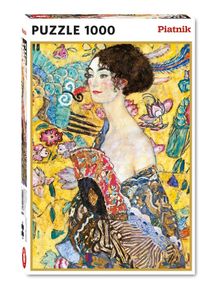 Piatnik, Klimt, Dama z Wachlarzem, puzzle, 1000 elementów