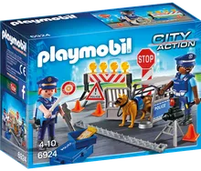 Playmobil, City Action, Blokada policyjna, 6924