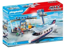 Playmobil, City Action, Lotnisko z samolotem, 71153