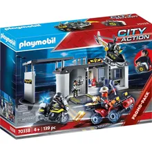 Playmobil, City Action, Przenośna centrala jednostki specjalnej, 70338