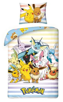 Pokemon, 2-częściowy komplet pościeli, 160-200 cm