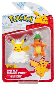 Pokemon, Holiday, Charmander & Pikachu, zestaw figurek bitewnych, wersja świąteczna