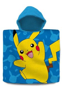 Pokemon, poncho kąpielowe, 120-60 cm