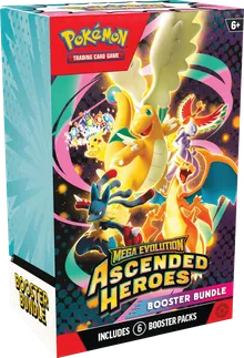 Pokemon TCG: Mega Evolution, Ascended Heroes, Booster Bundle, gra karciana, dodatek