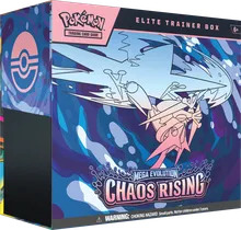Pokemon TCG: Mega Evolution, Chaos Rising, Elite Trainer Box, gra karciana