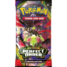 Pokemon TCG: Mega Evolution, Perfect Order, Booster, gra karciana, dodatek