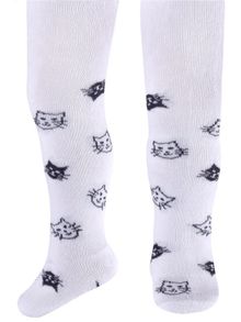 Rajstopy dziecięce, białe, Milusie