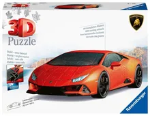 Ravensburger, Lamborghini Huracan Evo Arancio, 1:18, puzzle 3D, 108 elementów