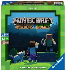 Ravensburger, Minecraft, Builders and Biomes, gra strategiczna