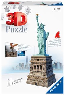 Ravensburger, Statua wolności, puzzle 3D, 216 elementów