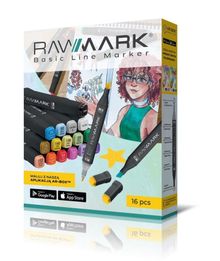 Rawmark, Basic Line, markery, 16 szt.