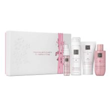 Rituals, The Ritual of Sakura, zestaw prezentowy S: żel pod prysznic, 50 ml + krem do ciała, 70 ml + olejek pod prysznic, 75 ml + mgiełka do włosów i ciała, 20 ml
