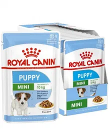 Royal Canin, karma mokra w sosie, dla szczeniaka, Mini Puppy, 12-85g