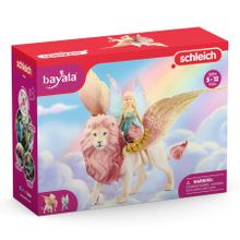 Schleich, Bayala, Elf na skrzydlatym lwie, figurka, 70714
