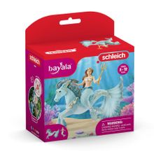 Schleich, Bayala, Syrenka Eyela na podwodnym koniu, figurka, 70594