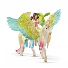 Schleich, Bayala, Wróżka Surah z Błyszczącym Pegazem, figurka, 70566