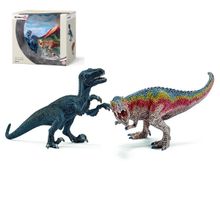 Schleich, Dinosaurs, T-Rex i Velociraptor, zestaw