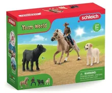 Schleich, Farm World, Kowbojskie przygody na dzikim zachodzie, zestaw, 42578