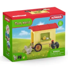 Schleich, Farm World, Przenośny kurnik, zestaw, 42572