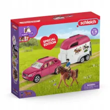 Schleich, Horse Club, samochód z przyczepą, 72223