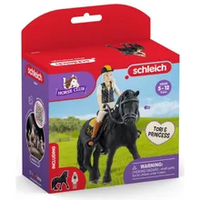 Schleich, Horse Club, Tori i Princess, klacz fryzyjska, zestaw, 42640