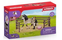 Schleich, Horse Club, Zestaw do pielęgnacji koni andaluzyjskich, 42270