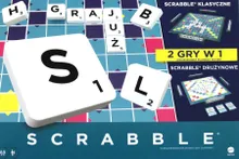 Scrabble Klasyczne + Drużynowe, gra towarzyska 2w1