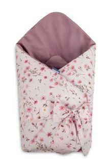 Sensillo, Velvet, rożek, bloom pink, 75-75 cm