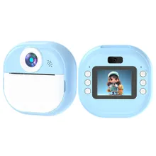 Smiki, aparat fotograficzny z drukarką, niebieski