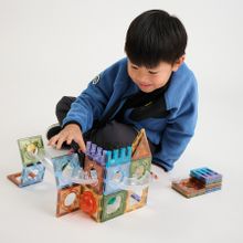 Smiki, Bloxnetic, podświetlane klocki magnetyczne, 85 elementów