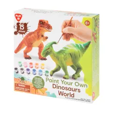 Smiki, Figurki dinozaurów z farbkami, zestaw kreatywny
