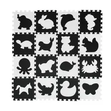 Smiki, mata piankowa, zwierzęta, 16 elementów