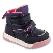 Śniegowce dziewczęce, ocieplane, granatowe, Befado