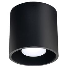 Sollux Lighting, plafon, Orbis 1, czarny