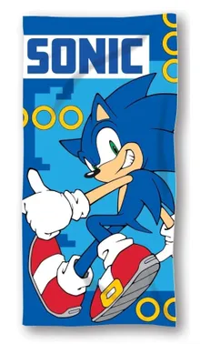 Sonic the Hedgehog, ręcznik bawełniany, 70-140 cm