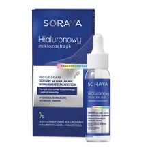 Soraya, Hialuronowy mikrozastrzyk, progresywne serum wypełniające zmarszczki, 30 ml