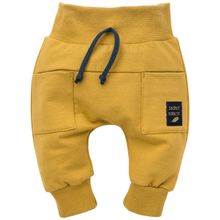 Spodnie dresowe niemowlęce, żółte, Pinokio