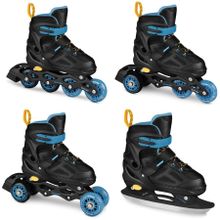 Spokey, Quattro 4in1, łyżworolki, rozmiar 34-37