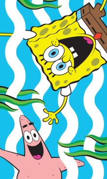 Sponge Bob, ręcznik, 30-50 cm