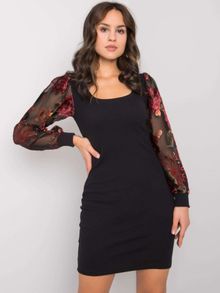 Sukienka damska, czarna, Rue Paris