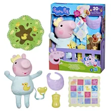 Świnka Peppa, Chrumkająca przytulanka Evie, lalka interaktywna