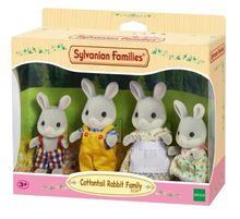 Sylvanian Families, rodzina szarych króliczków, zestaw figurek, 4030
