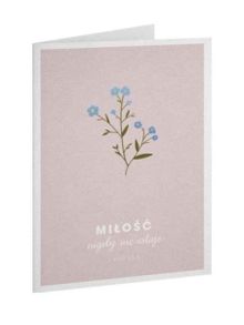 Szaron, kartka okolicznościowa, Miłość nigdy nie ustaje