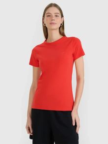T-shirt damski, czerwony, 4F