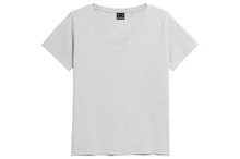 T-shirt damski, szary, 4F