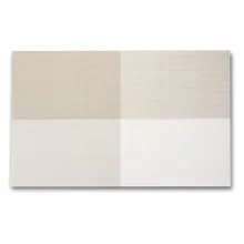 Tadar, mata stołowa pvc, kratka biało-beżowa, 45-30 cm