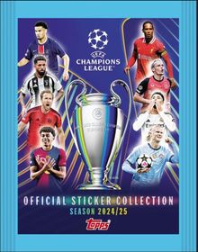 Topps, UEFA Champions League, Season 2024/25, saszetka z naklejkami kolekcjonerskimi, 1 szt.