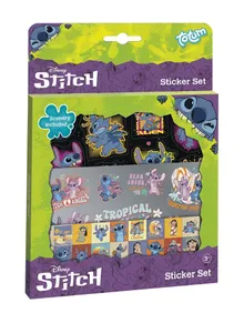 Totum, Lilo i Stitch, zestaw naklejek z tłem