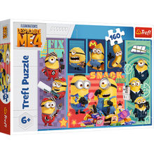 Trefl, Despicable Me 4, Minionkowa radość, puzzle, 160 elementów